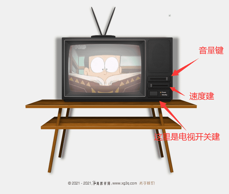 童年怀旧小电视机网页版源码下载