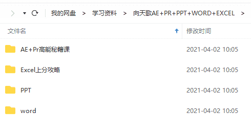 AE+PR+PPT+WORD+EXCELD 学习进阶资料