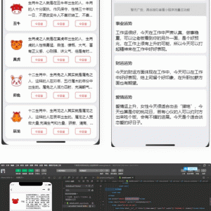 十二生肖运势微信小程序源码