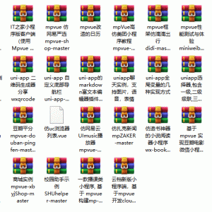 32个uniapp项目源码 涵盖商城团购等