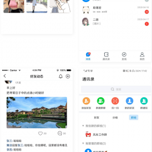 风车聊天APP_IM即时聊天通讯系统源码_附APP_带安装教程