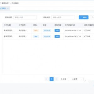 开源OA协同办公系统 集成Flowable流程引擎 可拖拽创建个性表单