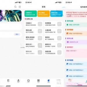 Uniapp软件库全新带勋章功能(包含前后端源码)