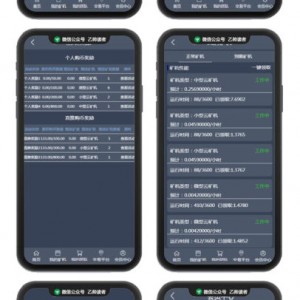 菲华国际CBT云矿机区块系统带最新灰色UI版与MT释放+云矿机+OTC网站源码