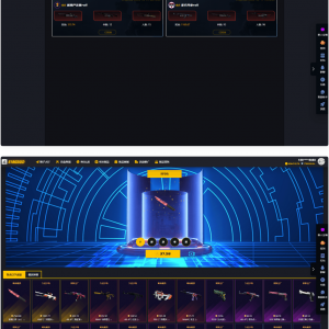 CSGO游戏盲盒开箱源码 盲盒对战、幸运开箱、积分商城、Fl盲盒