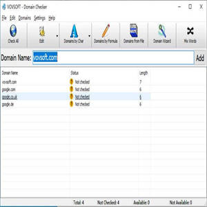 域名查询软件VovSoft Domain Checker v7.0 免费特别版 附激活教程