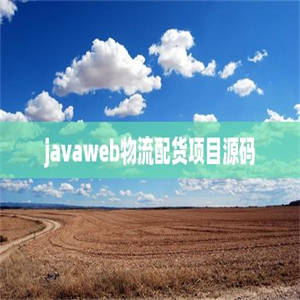 javaweb物流配货项目源码