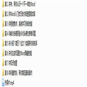 Word高效指南52集高清视频