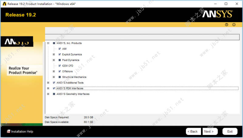 ANSYS Products 19.2安装