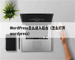 WordPress怎么进入后台（怎么打开wordpress）