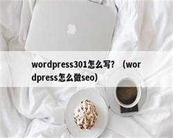 wordpress301怎么写？（wordpress怎么做seo）