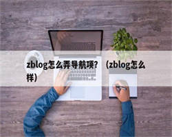 zblog怎么弄导航项？（zblog怎么样）