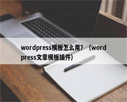 wordpress模板怎么用？（wordpress文章模板插件）