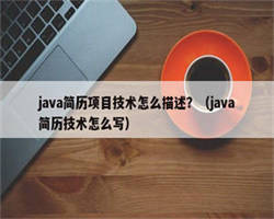 java简历项目技术怎么描述？（java简历技术怎么写）