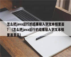 怎么把java运行的结果输入到文本框里面？（怎么把java运行的结果输入到文本框里面显示）