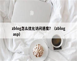 zblog怎么优化访问速度？（zblog asp）