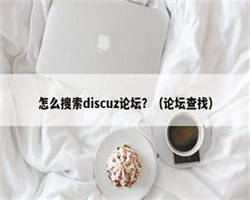 怎么搜索discuz论坛？（论坛查找）