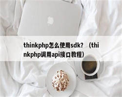 thinkphp怎么使用sdk？（thinkphp调用api接口教程）