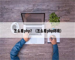 怎么看php？（怎么看php环境）