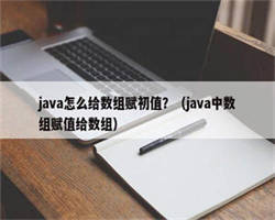 java怎么给数组赋初值？（java中数组赋值给数组）