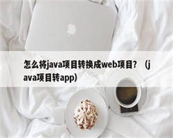 怎么将java项目转换成web项目？（java项目转app）