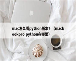 mac怎么看python版本？（macbookpro python在哪里）