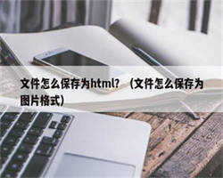 文件怎么保存为html？（文件怎么保存为图片格式）