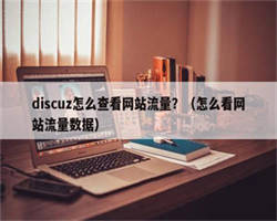 discuz怎么查看网站流量？（怎么看网站流量数据）